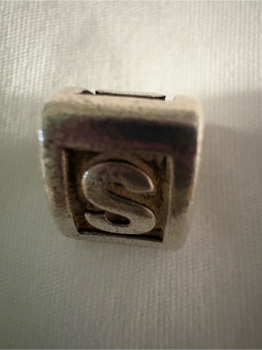 Pandora Silver Letter 'S' Charm